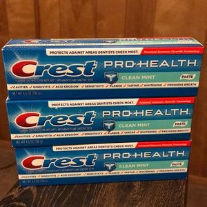 Crest Pro-Health Clean Mint Toothpaste Bundle of 3